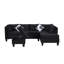 Canapé modulaire rembourré 3 pièces Brogel-1801078516