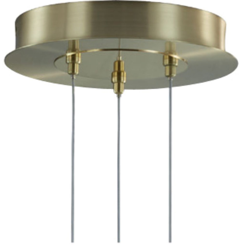 Luminaire suspendu à cône simple Drewry, Laiton - mat