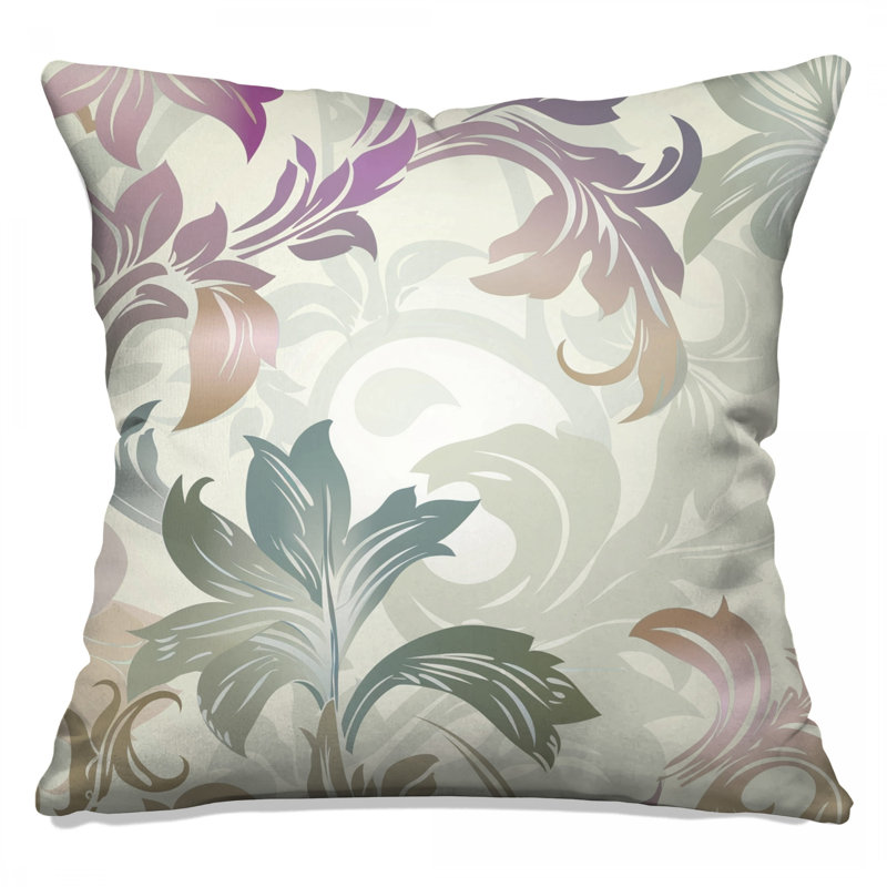 Coussin Floral, 14 X 14 pouces