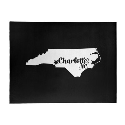 Tapis de poly-chenille en poly-caroline du nord charlotte