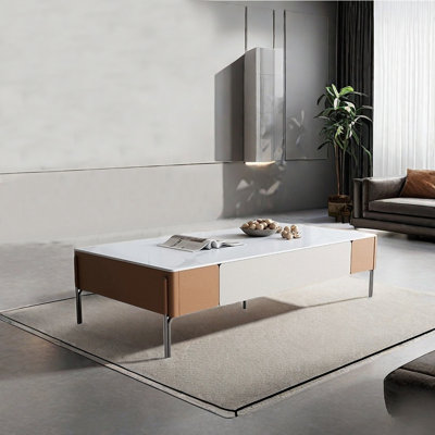 Cream style retro living room coffee table