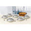 Ensemble de 6 tasses à espresso et soucoupes Lorren Home Trends