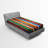 Microfiber Striped Fitted Sheet-89083073-43721474