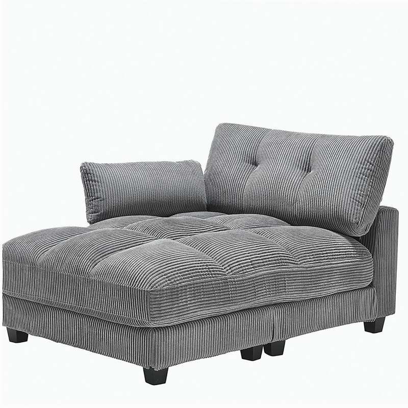 sofa bed, extra-large lounger, comfortable cloud sofa, Gray