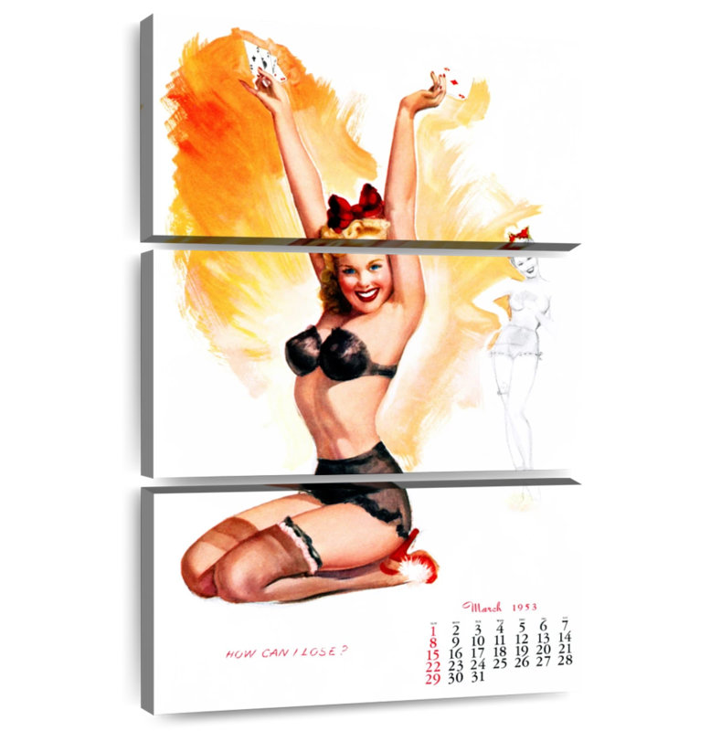 Leisha March 1953 Pin-Up