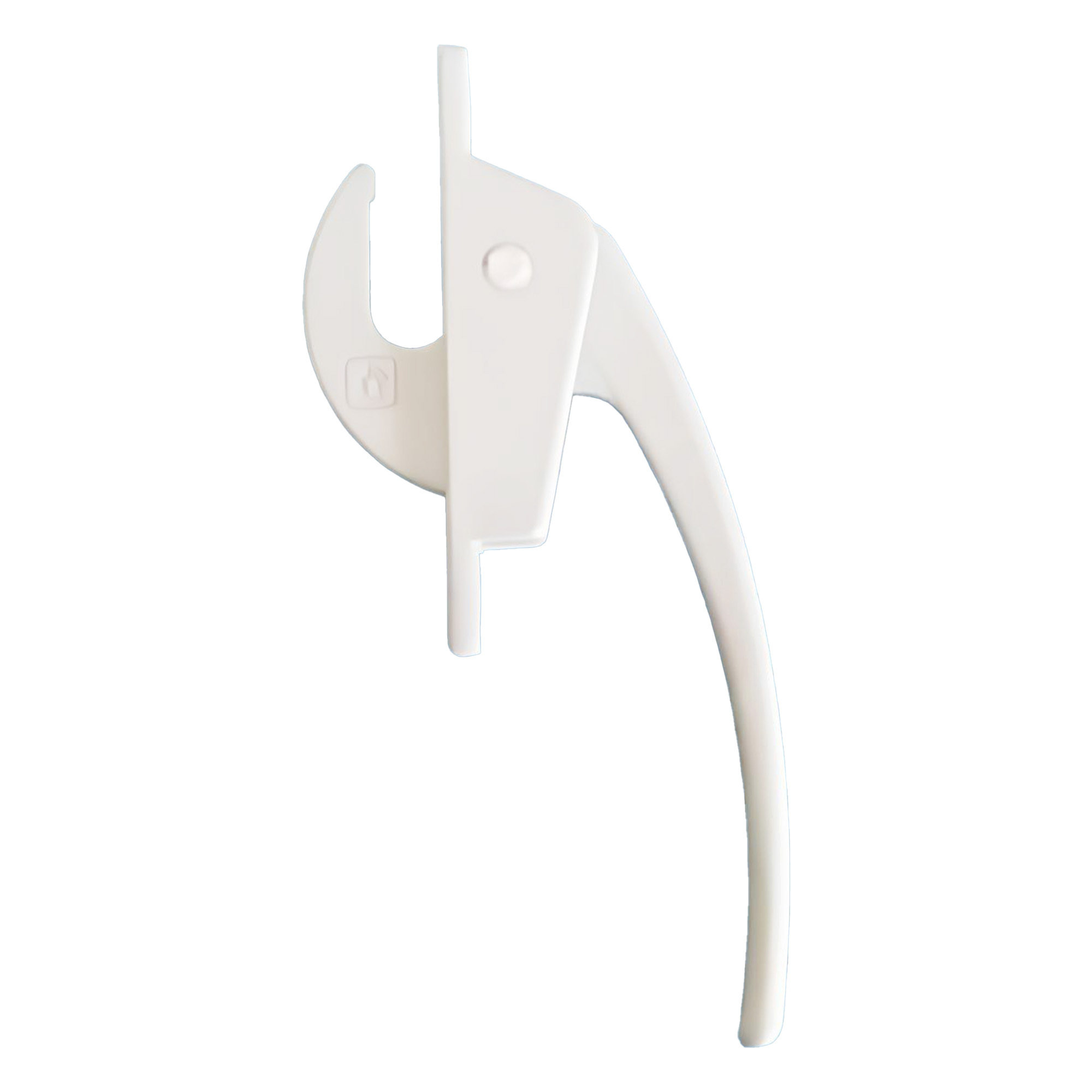 Brixwell 34-80-3 Casement Handle Die Cast White Finish | Wayfair