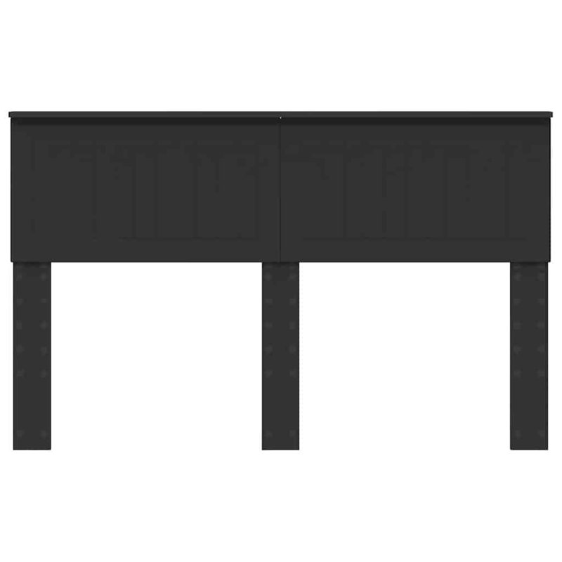 Headboard, EU Double - 140 x 200 cm, Black Oak