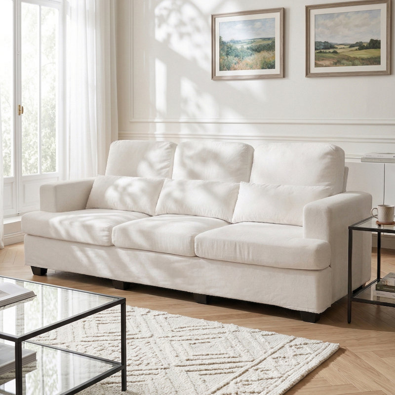3 Seater Sofa, Beige