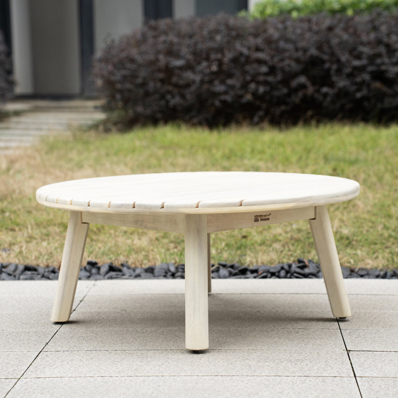 28'' Round Acacia Outdoor Dining Table