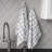 Cotton Plaid Waffle Tea Towel Kitchen Towel-428380009