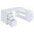 Tona White Driftwood 3-Drawer L-Shape Computer Desk-2118553301