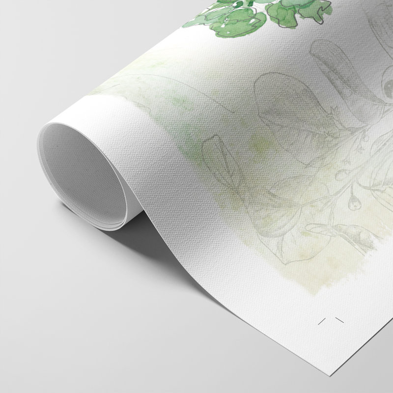 Persil frais - impression sur toile seulement - non encadrée, H 18 po x l 12 po