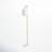 Dyson 60'' Gold/White Arched Floor Lamp