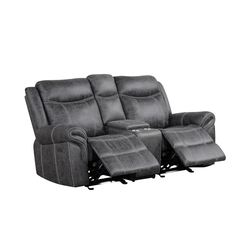 Causeuse en microfibre Zubaida