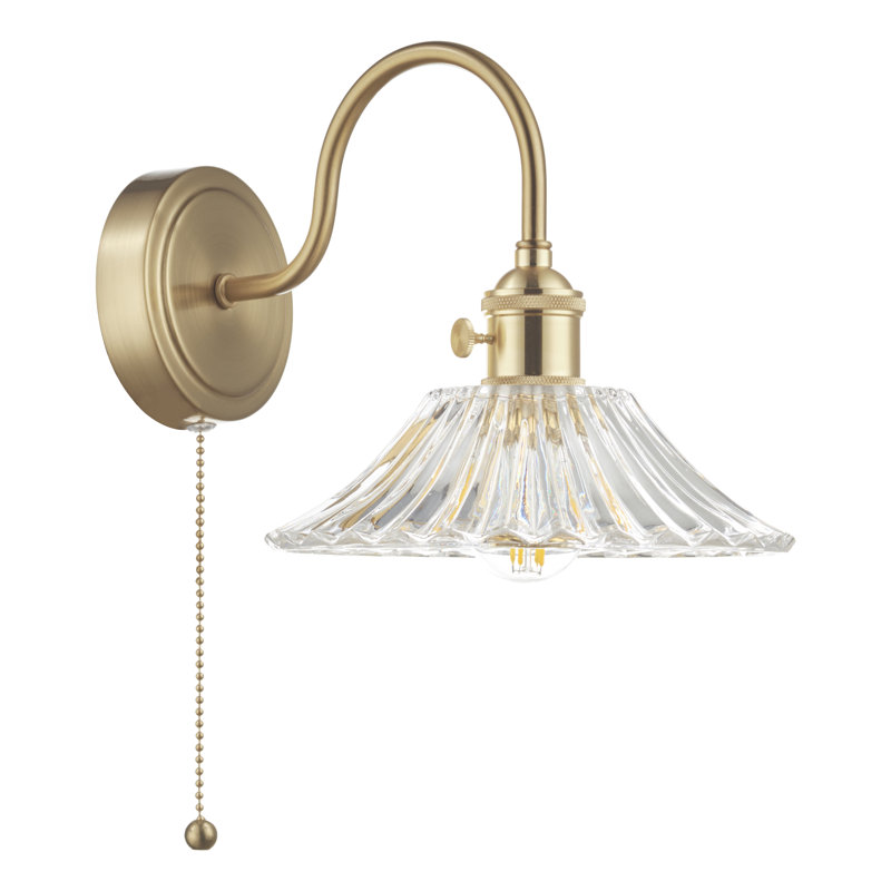 Wall Light, Natural Brass