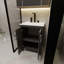 Meuble-lavabo moderne avec lavabo en céramique