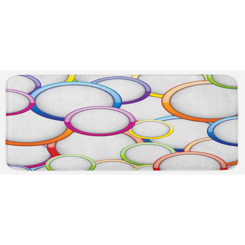 Modern & Contemporary Polyester Kitchen Mat