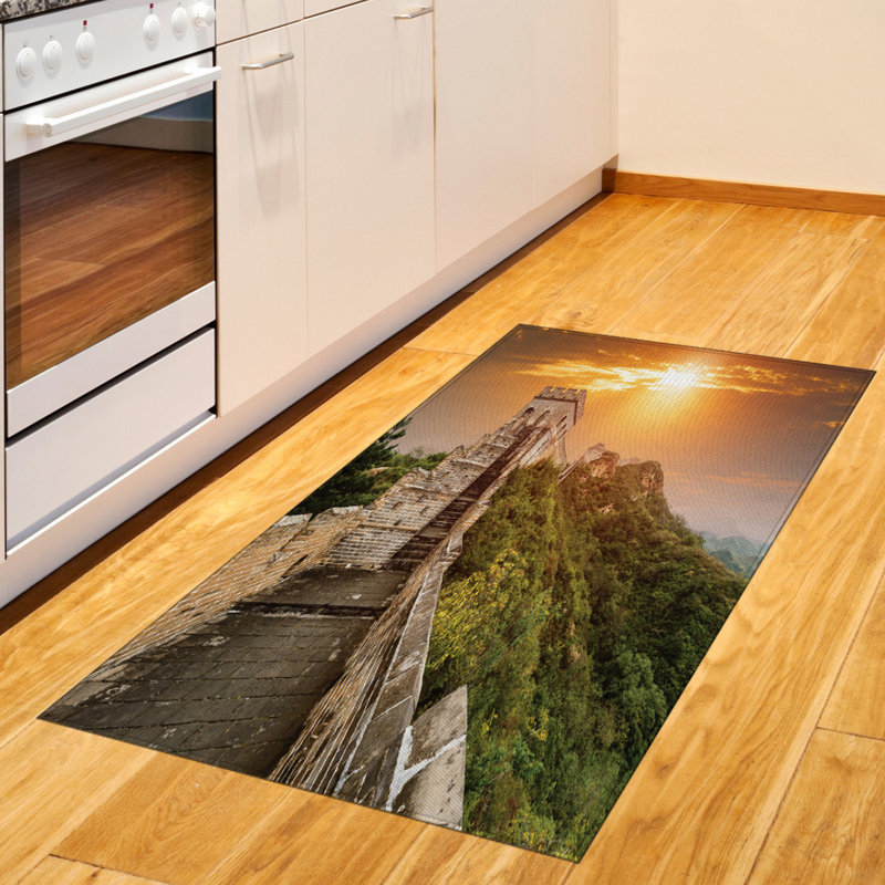 China High Density Long Fiber Poly Threads Decorative Area Rug Carpet, Rectangle 2'7" x 5'