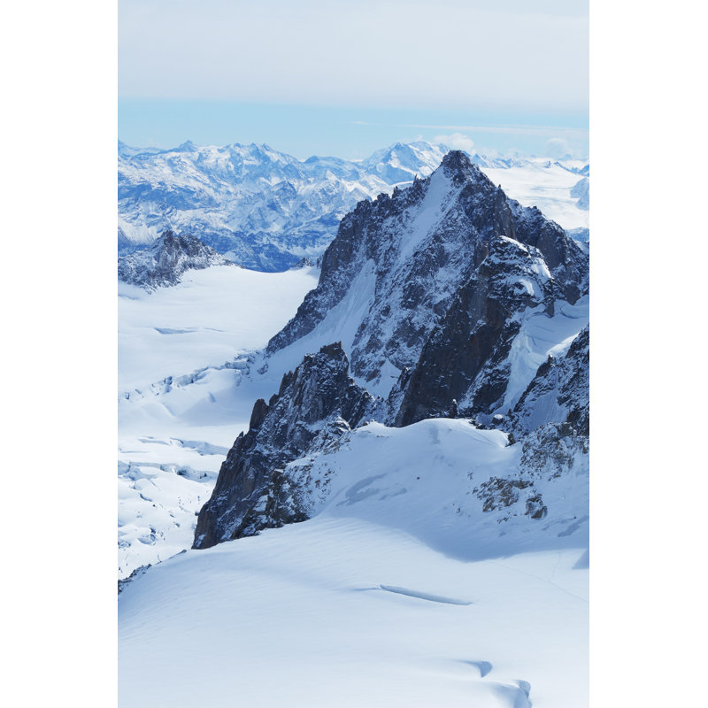 Snow Mountains by PhotoTalk - Wrapped Canvas Print, 46cm H x 30cm W x 3.8cm D