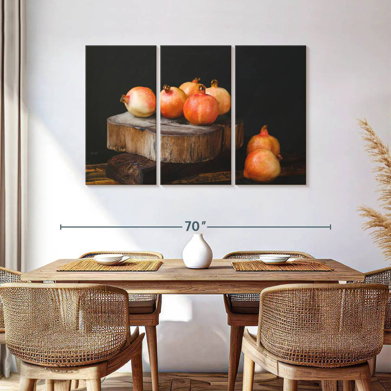 Yarlin Pomegranate Still Life, 36" H x 57" W