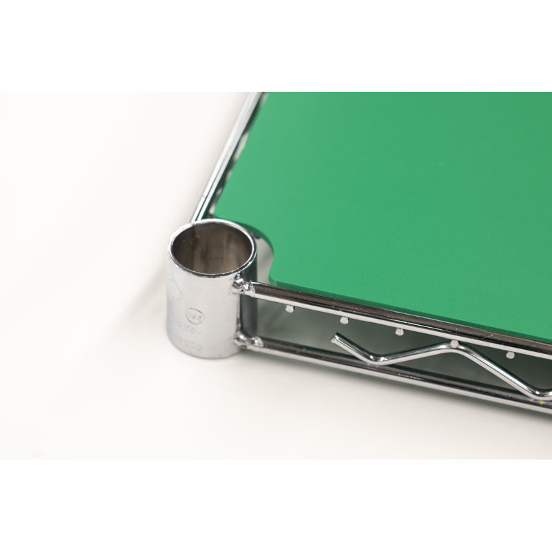 Doublure de tablette en PVC, Vert, H 0,125 po x l 23 po x P 23,25 po