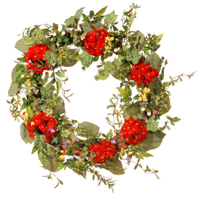 32" Spring Flower Wreath