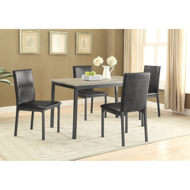 2 chaises d'appoint rembourrées noires - rehausse le style transitionnel des chaises 2 pièces, charisme de la pièce