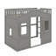 Lit mezzanine simple avec échelle-886204501