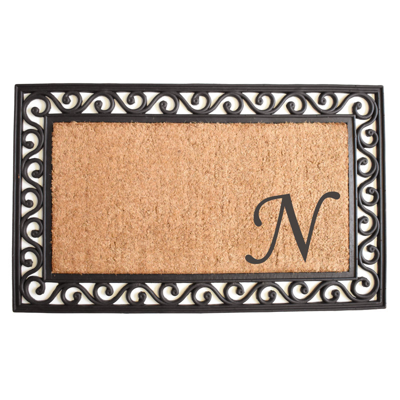 Zaragoza Non-Slip Outdoor Doormat, Rectangle 1'10" x 3', N