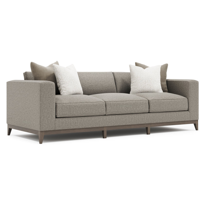 Bernhardt Noel Fabric Sofa, 27.50" H x 100" W x 40" D, Portobello, Beige 1697-012