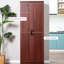 Armoire de salle à manger et de cuisine de 63 po, 2 portes avec 5 tablettes et 2 tablettes réglables, garde-manger coloré, tablettes de rangement pour la chambre