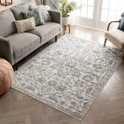 Dazzle Oriental Synthetic Area Rug