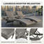 Ensemble de chaise longue d'extérieur Duskin-1254336567