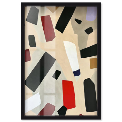 «Mindscape Mosaic III Shadowbox Print Modern Abstract» par Art Remedy