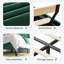 Base de lit pleine grandeur en velours vert émeraude - Tête de lit réglable (pour matelas de 10 à 12 po), capacité de 800 lb, sans bruit, assemblage facile