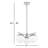 Yearby 3-Light Dimmable Globe Chandelier-1454016506-1454016502