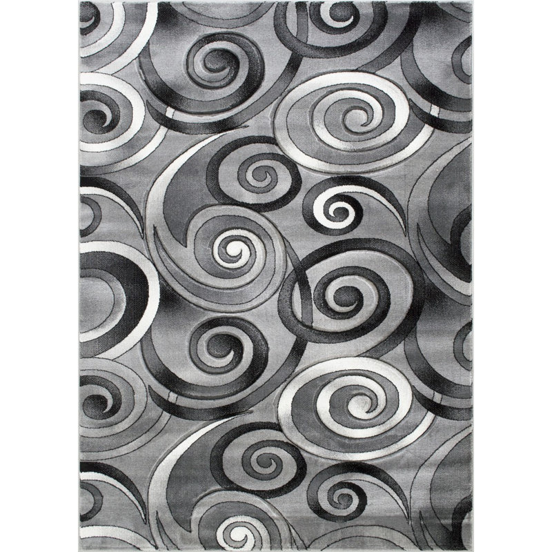 Quillon Abstract Indoor Rug, Rectangle 7' x 10'5"