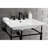 Kingston Brass Edwardian 25-Inch Ceramic Console Sink with Brass Legs (8-Inch, 3-Hole)-50890443