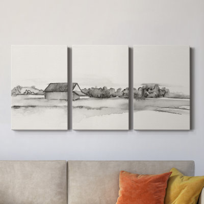 " Wyeth Barn I " 3 - Pieces Painting Print