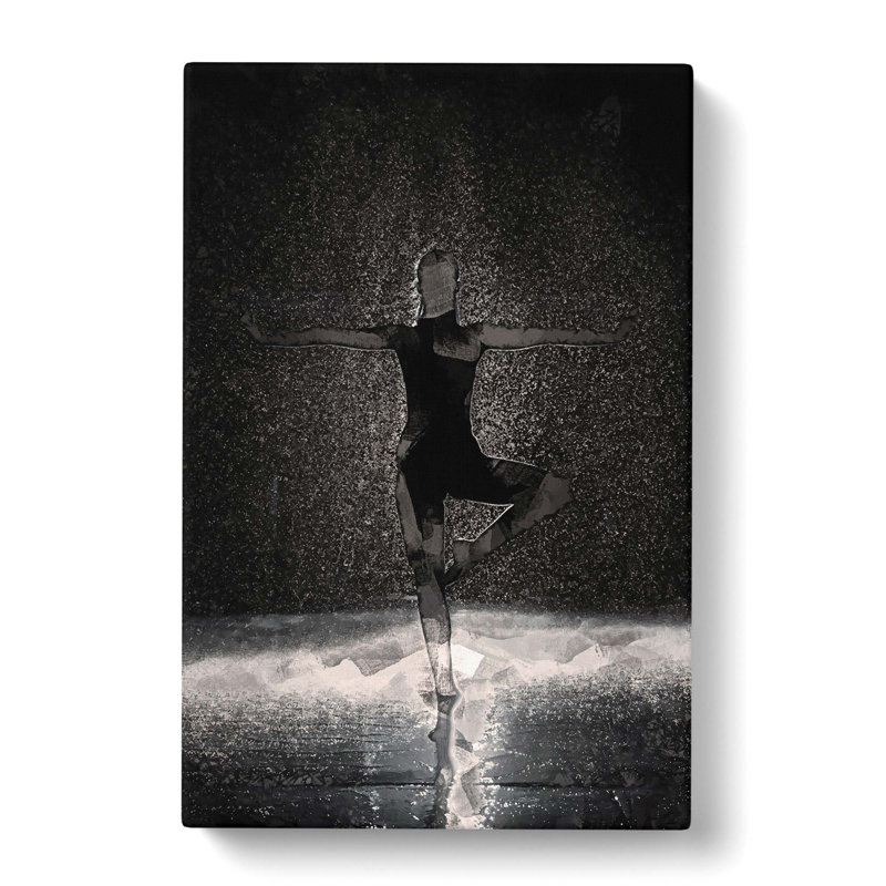 Dancing In The Rain In Abstract - Wrapped Canvas Print, 50cm H x 35cm W x 3cm D
