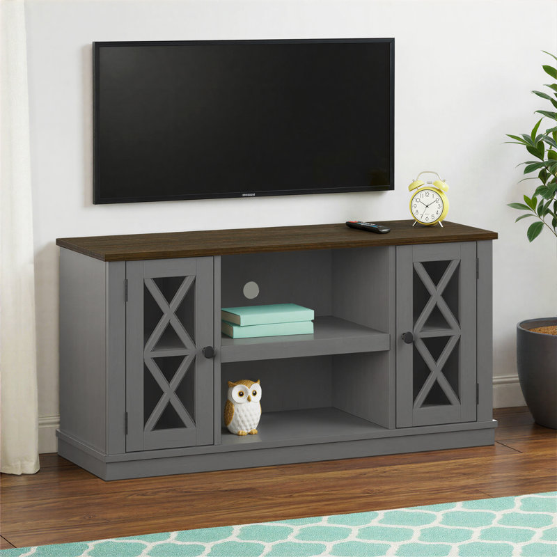 Alani TV Stand for TVs up to 50", Antique Gray