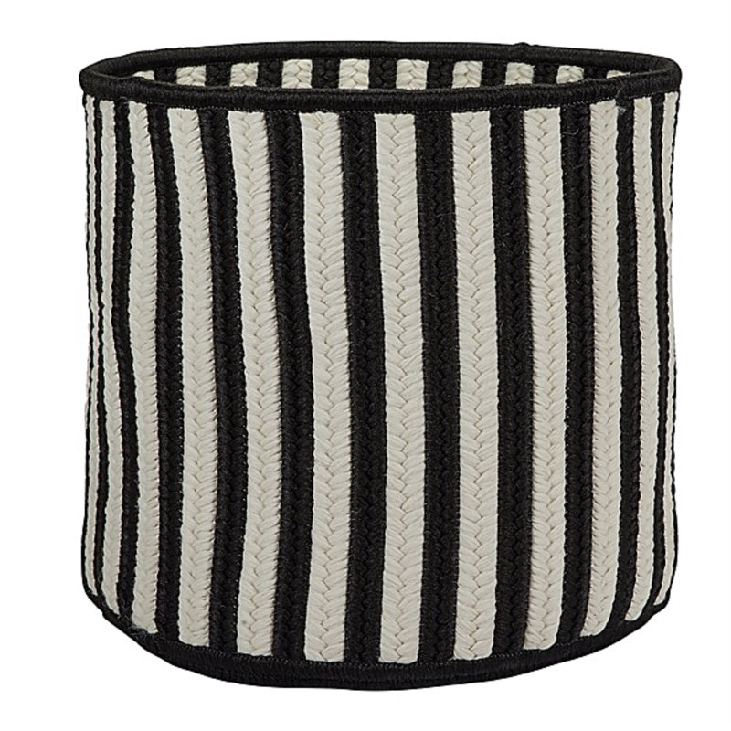 Panier Breakwater Bay, H 10 po x l 12 po x P 12 po, Noir