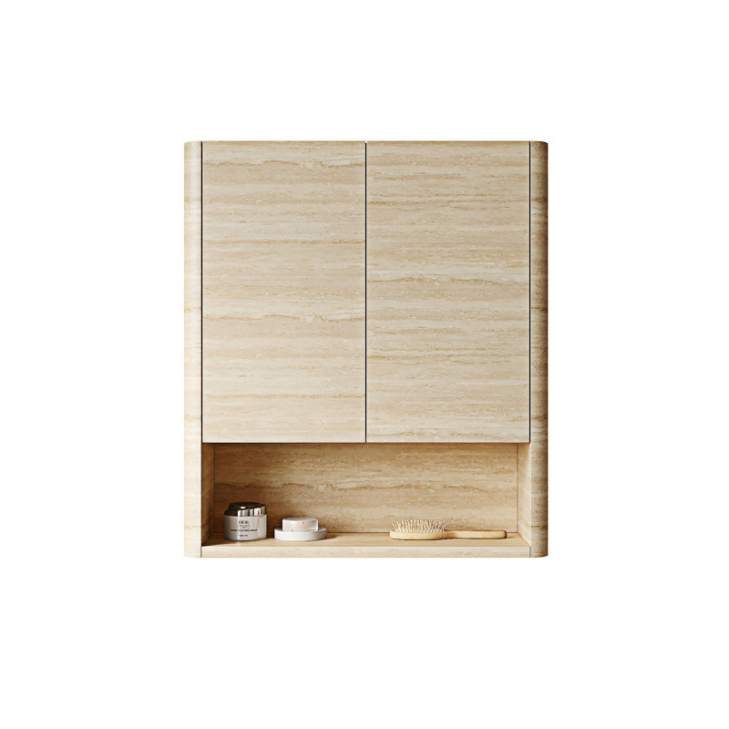 Armoire de salle de bain murale, Beige