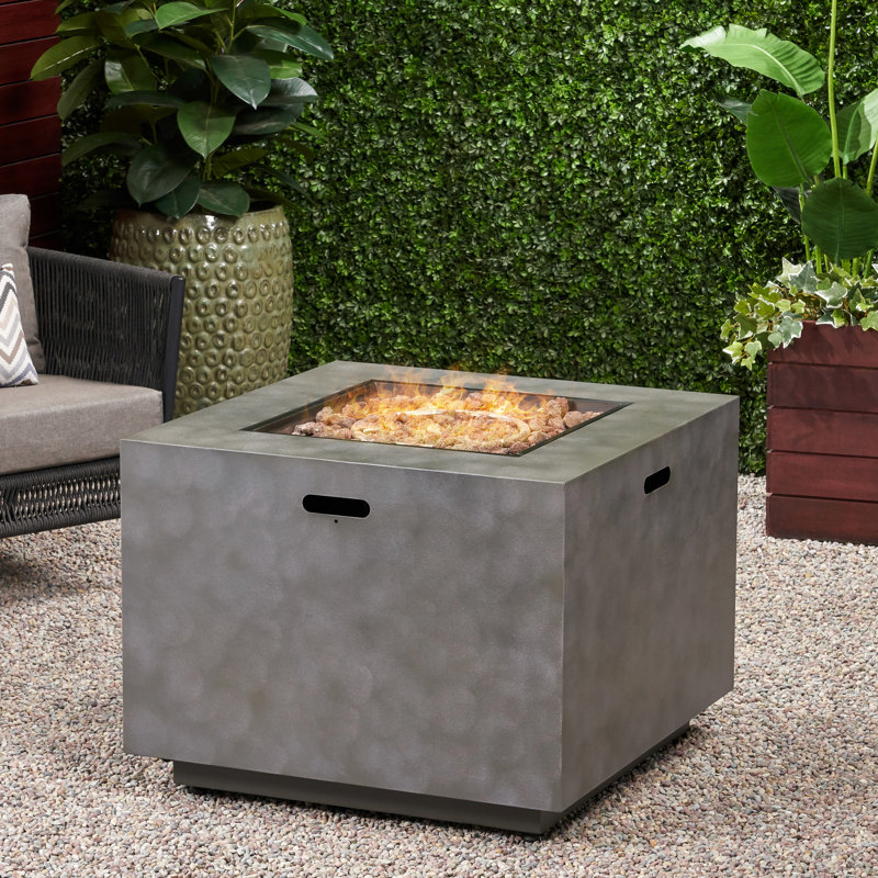 50,000 Square Heating Fireplace - Iron, Rust-, Matte Fire Pit Chic