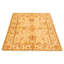 Ivoire Tapis décoratif en laine de conception unique 5 pi 5 po x 7 pi 6 po noué à la main New Age