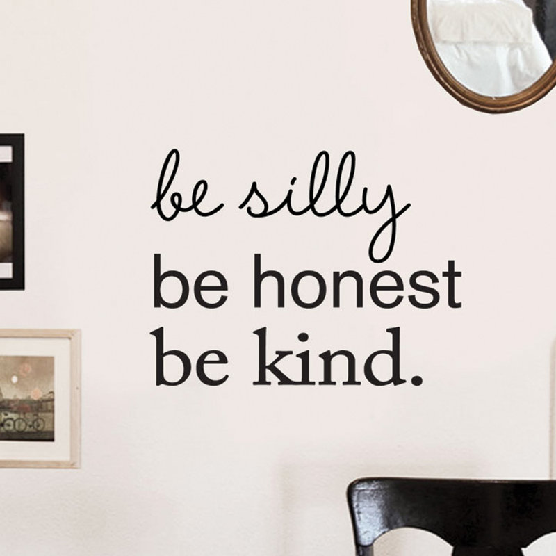 Adhésif décoratif «Be Silly»