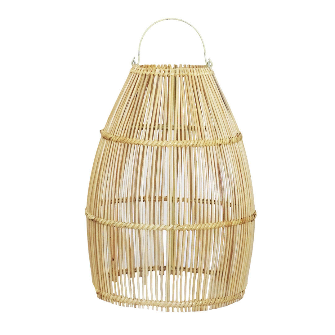 24 cm Lampenschirm Ayana aus Rattan