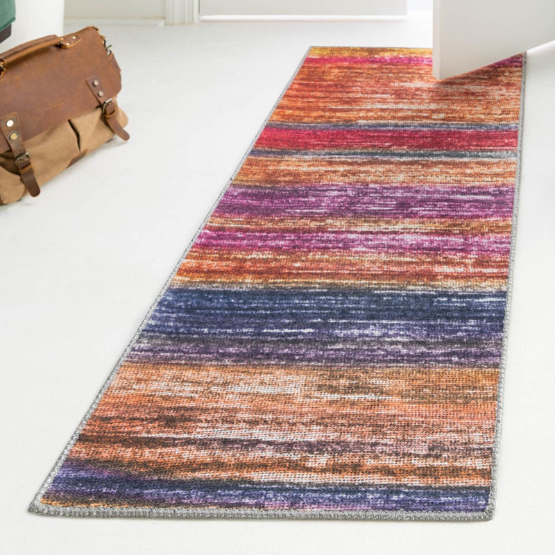 Kampton Chevron Indoor Rug, Runner 2' x 5'