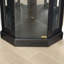 Vitrine de coin lumineuse - Vitrine de salon, objets de collection antiques, rangement pour verres à vin et à bar - Conception élégante d'angle avec lumières incluses-1422907502