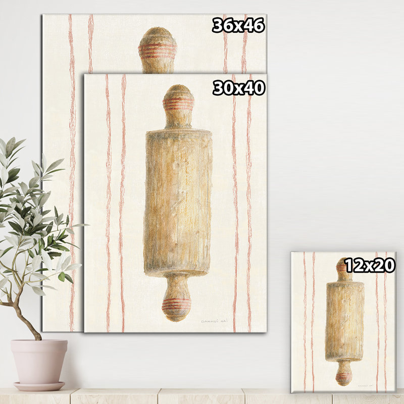 «Farm Kitchen III», reproduction d'art, H 32 po x l 16 po x P 1 po, Toile tendue